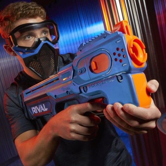 Nerf Rival Charger MXX-1200 Motorized Blaster Fun Gun, Includes 24 Nerf Rounds - Picture 6 of 6